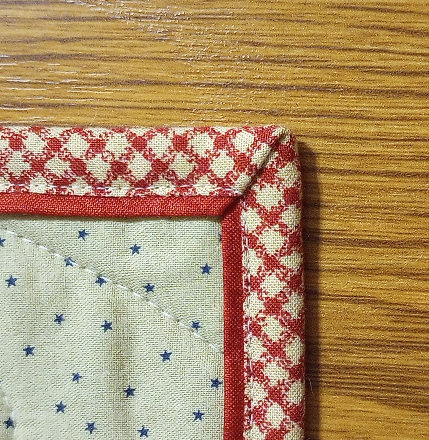 mitered binding